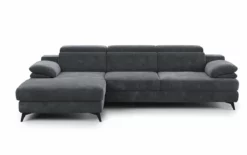 Chaise Longue Con Cama TITUS Izquierda Antracita