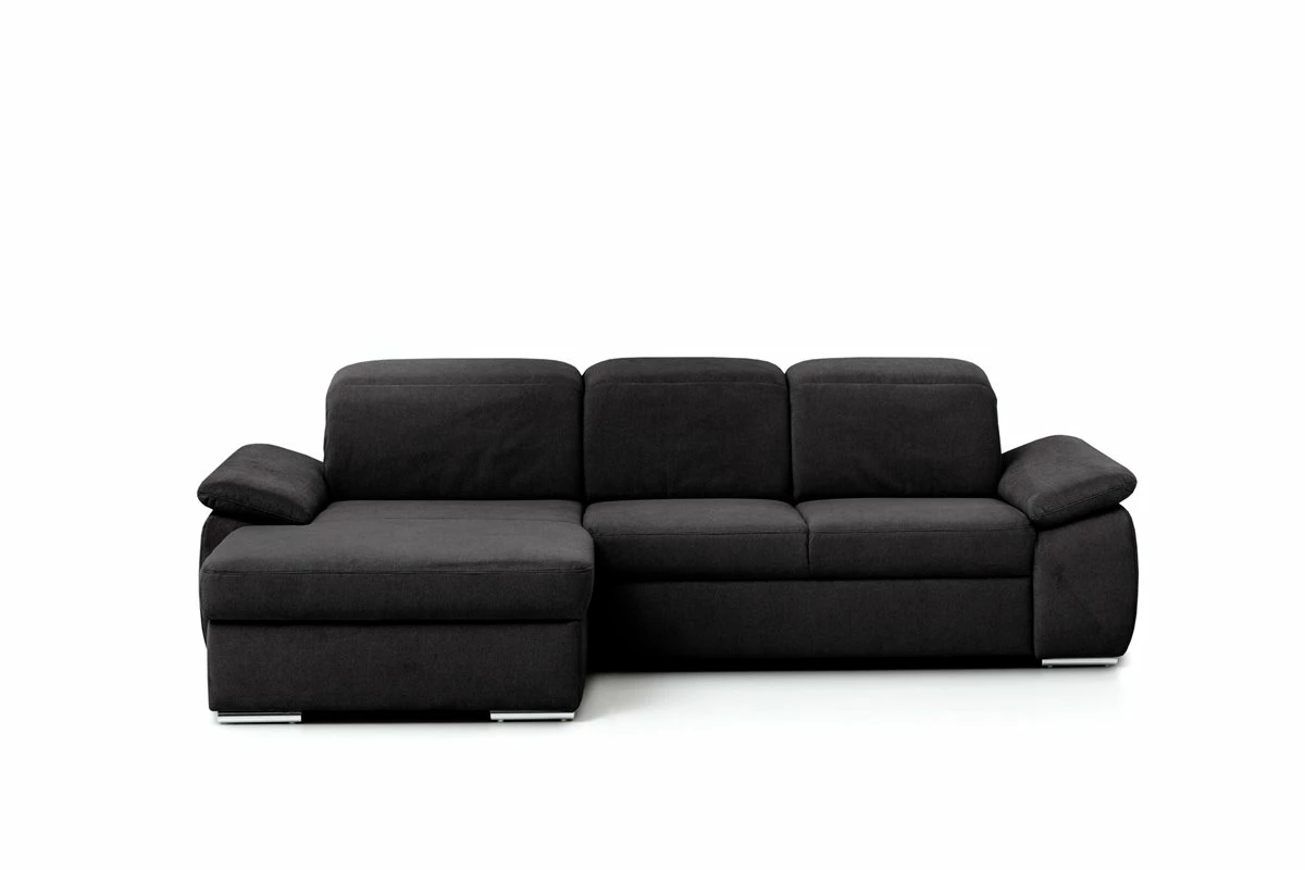 Chaise Longue Con Cama MORIS Izquierda Color Antracita 1 Chaise Longue Con Cama MORIS Izquierda Color Antracita