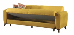 Sofá Cama DORIAN De Tela ColorAmarillo -Conforama Tienda de ventas c14309d67ee5791334345e50a95fc8cb29bd8141 400970 arcon