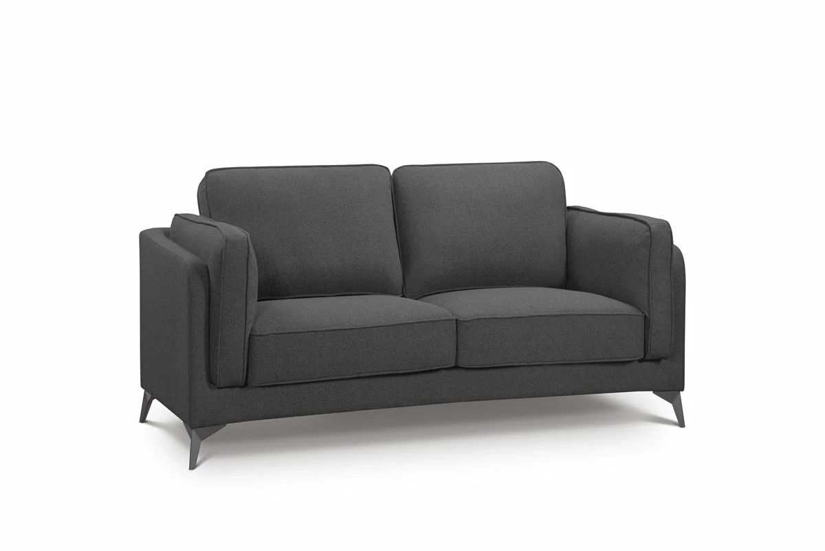 Sofá De Tela 2 Plazas PIU Color Antracita 2 Sofá De Tela 2 Plazas PIU Color Antracita - Imagen 2