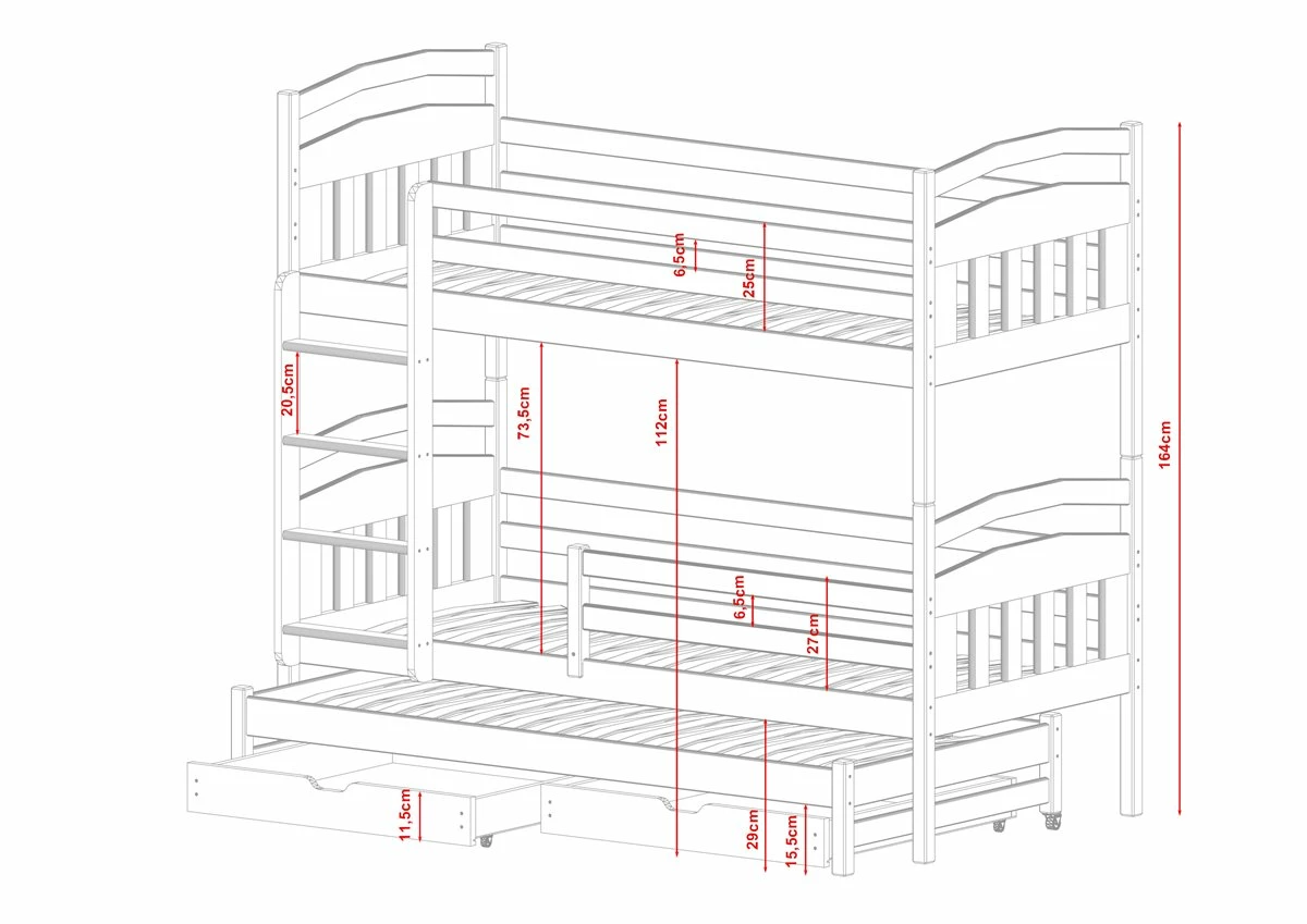 Litera Alan 90x190 Beige 3 Litera Alan 90x190 Beige - Imagen 3
