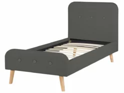 Cama Con Somier De Poliéster Gris Oscuro/madera Clara 90 X 200 Cm RENNES -Conforama Tienda de ventas c62fdfd0fb209b5f72b1be924067933a1471993d 569faf9dda5347b19e0ea6c96f5a998c