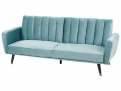 Sofá Cama 3 Plazas De Terciopelo Azul Claro/negro VIMMERBY -Conforama Tienda de ventas c77a5ca639aef01c4b3f22c2ce3f9fead207cb86 d6a03578d2e74f9ca11f52ee0b1e4d38