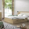 CAMA 150 4CAJ NATURAL/BLANCO NORDICO MONACO 8K
