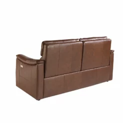 Sofá 3 Plazas Tapizado En Piel De Origen Vacuno Color Marón Cognac Con Mecanismo Eléctricos Relax. Estructura Interna De Madera De Pino Natural. Patas De PVC Color Negro. -Conforama Tienda de ventas c94d9fe2cf18d2ce333af31aed6d721a6541349e df43c3d87ad64cce8c6ccbaf1823f40d