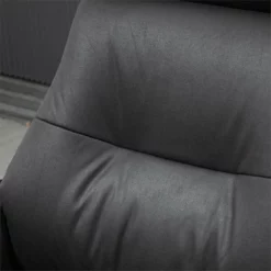 HOMCOM Sillón De Salón Con Otomana Reposapiés Tapizado En Microfibra Sillón Relax Reclinable Hasta 135° Giratorio 360° Con Reposacabezas Ajustable Para Salón Oficina 84x83x103 Cm Negro -Conforama Tienda de ventas c9aed92791c07dfa3c69b1062956c70280f76a85 f5812c9040de41848d3ccbb4bc2b2a4b