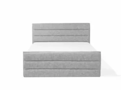 Cama Con Somier De Poliéster Gris Claro 160 X 200 Cm VALBONNE -Conforama Tienda de ventas cab2c8a3088e018915d8f6776af732251d2d37e8 b972831333334a36a95814dd34bcc43b