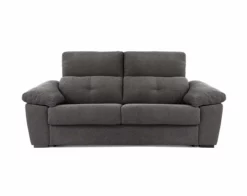 Sofá Cama 3 Plazas AURA En Tela Color Antracita