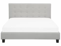 Cama Con Somier De Poliéster Gris Claro 180 X 200 Cm LA ROCHELLE -Conforama Tienda de ventas cb8c6d96feeded39a14fdaa0218b96506a1a5fc0 1e167a330975404e9aade7a5734e7d5e