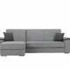 Chaise Longue GUILIA Cama Reversible Color Gris Oscuro