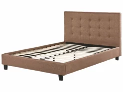 Cama Con Somier De Poliéster Marrón 160 X 200 Cm LA ROCHELLE -Conforama Tienda de ventas cd19ca6f1ea8dc54da341d62b1a11e49d70ea025 1d3356d8ae2843bdabff27ff3f8554e1