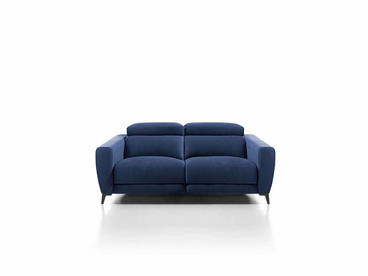 Sofá De 2 Plazas, Fijo DRAX, Color Azul 1 Sofá De 2 Plazas, Fijo DRAX, Color Azul