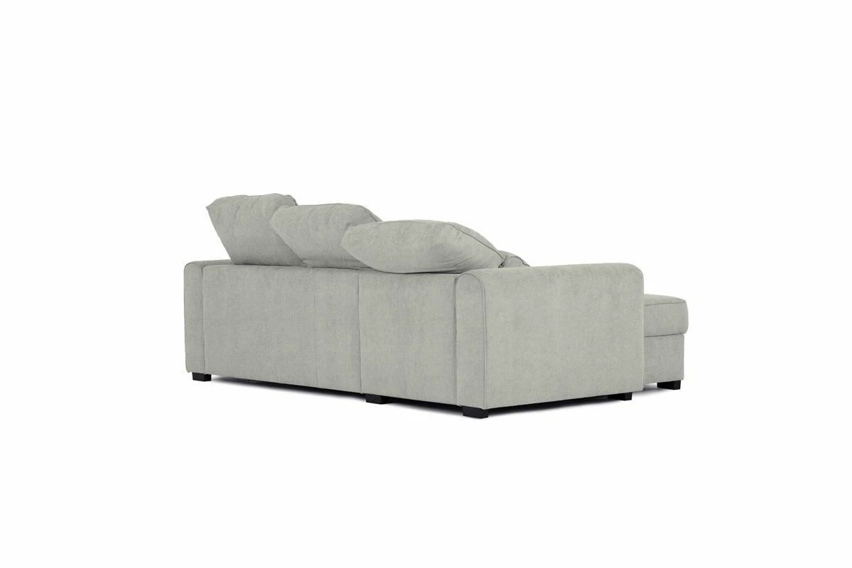 Chaise Longue Con Cama CONNOR Color Gris Claro 5 Chaise Longue Con Cama CONNOR Color Gris Claro - Imagen 5