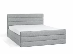 Cama Con Somier De Poliéster Gris Claro 180 X 200 Cm VALBONNE -Conforama Tienda de ventas ce9fb0b2ad21ab73fad40596093ad79e83502c52 6ddaa493edd846a9828e889464e2adba