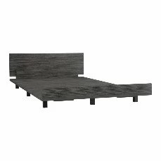 Marco De Cama Sencilla Zúrich 51.6CM A X 212.5CM P X 120CM L ROBLE GRIS