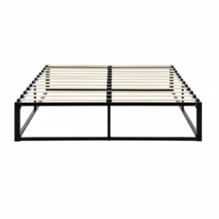 Cama Doble (Kreta) Con Listón De Cama Metal-acero 140 X 200 Cm Negro - [en.casa] -Conforama Tienda de ventas d05daeb3955c18cc974798df396c580d68d20c6b ac5fa0eb764b4ee2b5d8feb3b11c3a2e