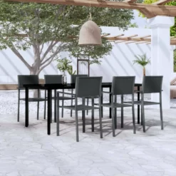Juego De Comedor Para Jardín 7 Piezas Negro VidaXL -Conforama Tienda de ventas d06b064d31309647e13e1dcb1db2a0848843a452 2a2fc9d3cdc840a3b0504b5626a0c555