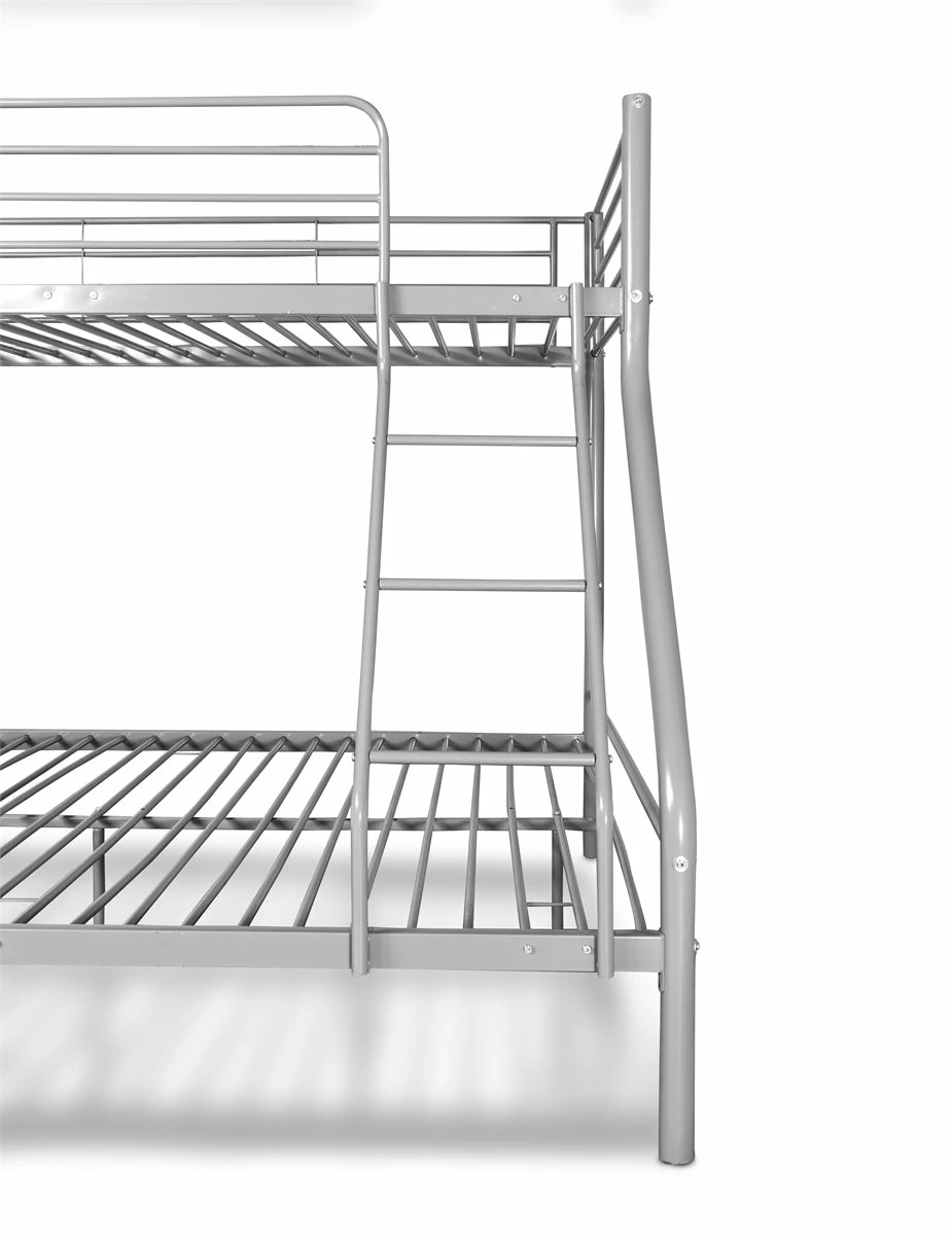 Litera Matrimonial Metálica Para 3 Personas, 200x145x96cm Color Gris 3 Litera Matrimonial Metálica Para 3 Personas, 200x145x96cm Color Gris - Imagen 3