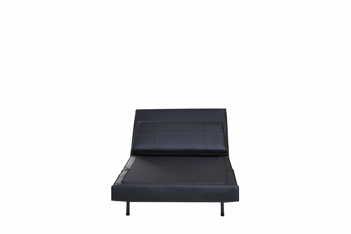 Sillón Cama Piel Sintética ONE Color Negro 3 Sillón Cama Piel Sintética ONE Color Negro - Imagen 3