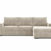 Chaise Longue Convertible En Cama AZZURO Derecha Beige