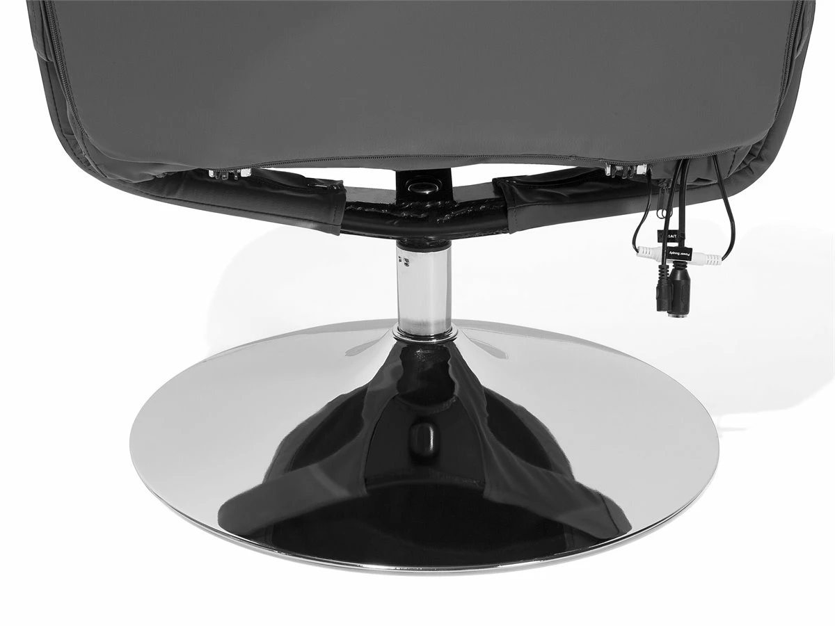 Sillón De Masaje De Piel Sintética Gris/plateado Clara LEGEND 12 Sillón De Masaje De Piel Sintética Gris/plateado Clara LEGEND - Imagen 12