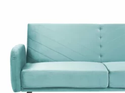 Sofá Cama 3 Plazas De Terciopelo Azul Claro/madera Oscura SENJA 11 Sofá Cama 3 Plazas De Terciopelo Azul Claro/madera Oscura SENJA -Conforama Tienda de ventas d726515d89aa020b691a09fef4b27d4fe1116272 e306ca1a734040979d5e866758d9d2ec