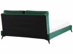 Cama Con Somier De Terciopelo Verde Esmeralda/negro 160 X 200 Cm MELLE -Conforama Tienda de ventas d793ad2a0bb972a8b763ded9072862da9e2e408f 54c79759ebf44c29b320dafc841d8aec