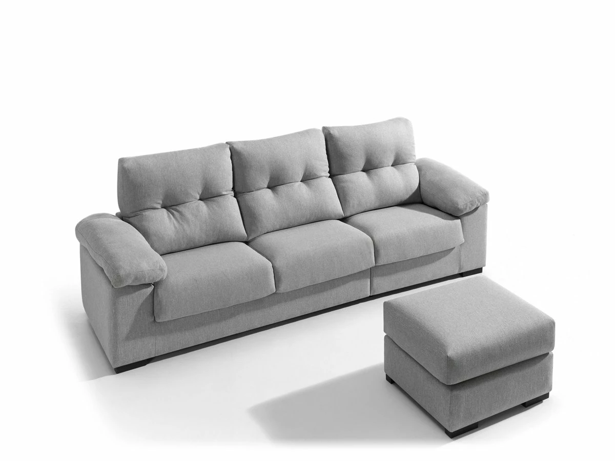 Chaise Longue MIA Color Gris Claro 5 Chaise Longue MIA Color Gris Claro - Imagen 5