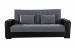 Sofá Cama PRIMA Color Gris Y Negro