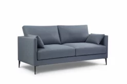 Sofa De 3 Plazas NERO En Tela Con Patas Metalicas Azul -Conforama Tienda de ventas d87eb8cde1198d36619e23f4cdcb38b2f61b00ed 111180 03