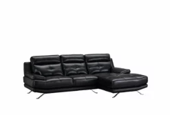 Chaise Longue De Piel Derecha HAWAI Negro -Conforama Tienda de ventas d87ff0d0717d54375e95447f922d2485e977fd55 397211 03