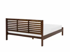 Cama Con Somier De Madera De Caucho Oscura 180 X 200 Cm CARNAC -Conforama Tienda de ventas d8e06cd1672679144b6eb6fd0cd10bb34f1b3838 eefea21e531a41eaa4b0fd34ef4529f9