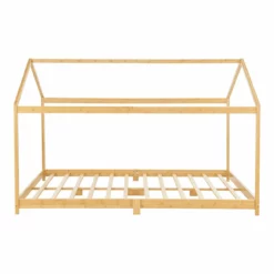 Cama Infantil Vindafjord En Forma De Casa Con Colchón Bambú 140 X 200 Cm - Color Natural [en.casa] -Conforama Tienda de ventas d8efe808fe33cdd6ebdbb0a7bd3b906ffc039ea3 e55e5accd17f47a5babe235514c74f45