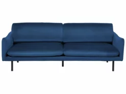 Conjunto De Sala De Estar 4 Plazas De Terciopelo Azul Oscuro VINTERBRO -Conforama Tienda de ventas d8f39a9d173458e2395f7bd465617fcdcefd4035 9a10b17d0f8b46a4ad1547d1e95a6ae3