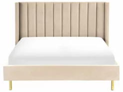 Cama Con Somier De Terciopelo Beige 160 X 200 Cm VILLETTE -Conforama Tienda de ventas d912068bf04868edbd09d62d43ea2aa2aa033e5a 09c9596f77784b418b101a0ebe2ad896