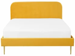 Cama Con Somier De Terciopelo Amarillo/dorado 180 X 200 Cm FLAYAT -Conforama Tienda de ventas d9d939e4490c13a6fe069704dafa74489783ba21 29286b0766384e3cb61c5c2c842a4f2d
