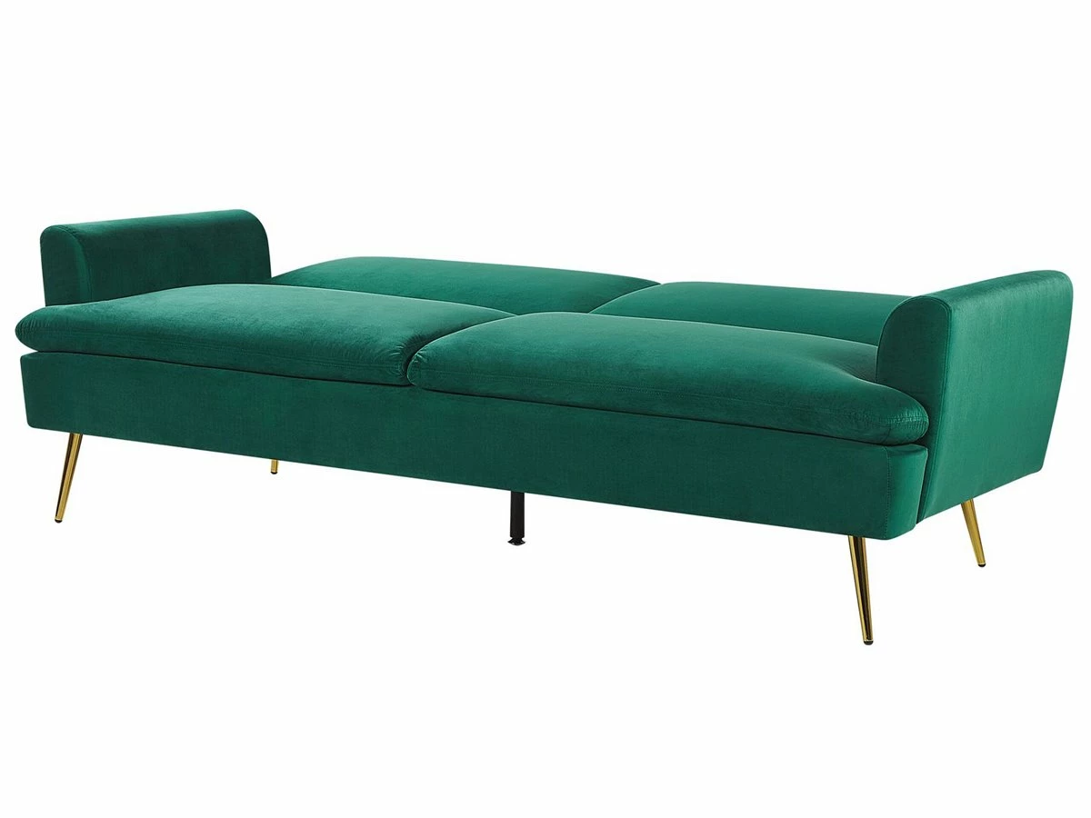 Sofá Cama De Terciopelo Verde VETTRE 6 Sofá Cama De Terciopelo Verde VETTRE - Imagen 6