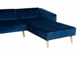 Sofá Cama Esquinero De Terciopelo Azul Izquierdo VADSO -Conforama Tienda de ventas dae5a971f947f177c461ee200fbaadf539b8413b 7f65d2ade7714e0db5da75349359fae1