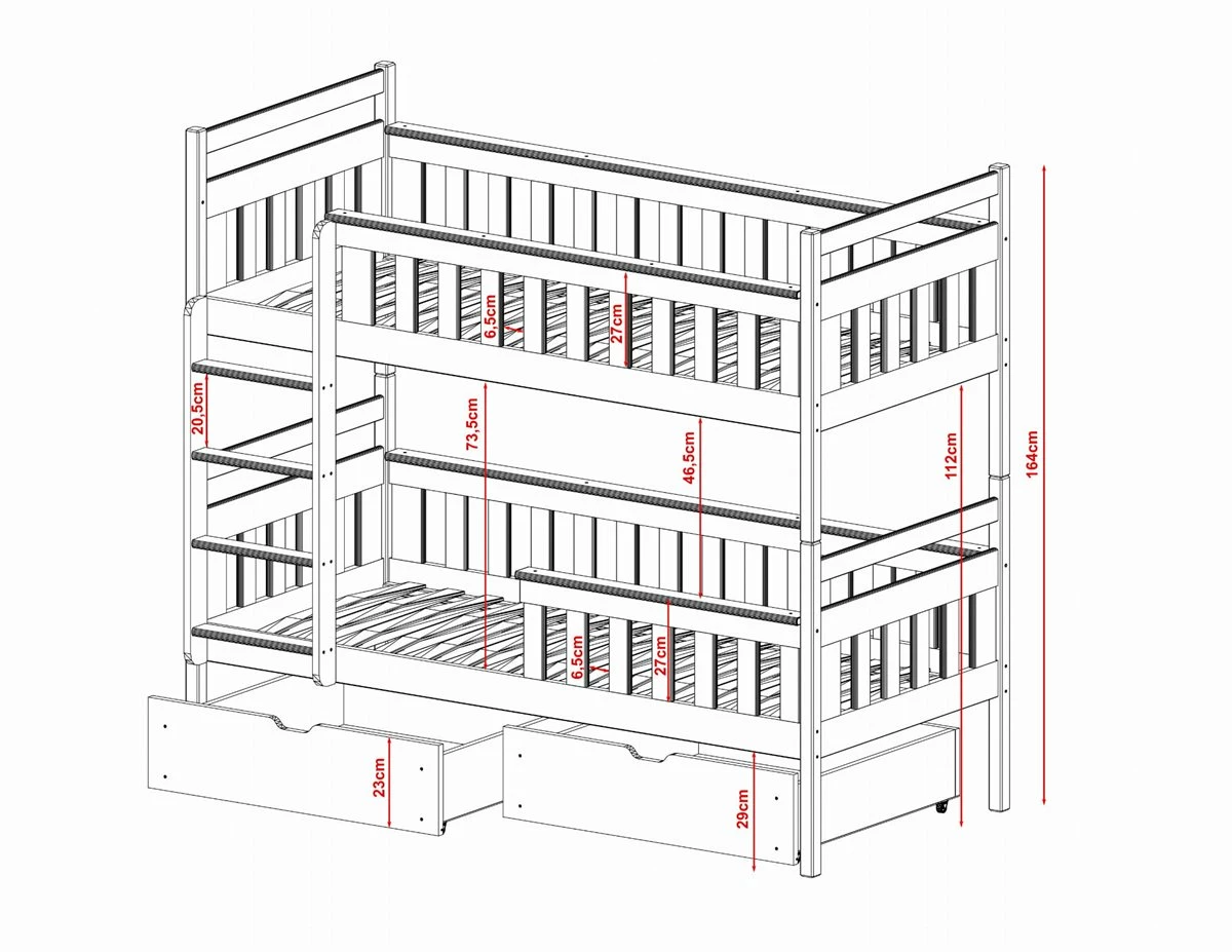 Litera Tezo 80x180 Beige 3 Litera Tezo 80x180 Beige - Imagen 3