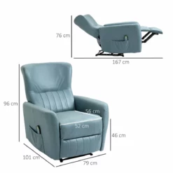 HOMCOM Sillón De Masaje Relax Con Reclinación Manual 155° 8 Zonas De Masaje Mando A Distancia Tapizado En Tejido Técnico Reposapiés Y 2 Bolsillos Laterales 79x101x96 Cm Azul 8 HOMCOM Sillón De Masaje Relax Con Reclinación Manual 155° 8 Zonas De Masaje Mando A Distancia Tapizado En Tejido Técnico Reposapiés Y 2 Bolsillos Laterales 79x101x96 Cm Azul -Conforama Tienda de ventas db8e4a5c9c7dfed69d1db369bdec645915f91603 b05ce0cf596d42ca8c0737e4f350f941
