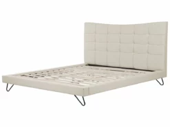 Cama Con Somier De Poliéster Beige Claro/negro 180 X 200 Cm LANNION -Conforama Tienda de ventas db9135cd74a50c23011fd42245b3d462bcca0cc2 3f89d5f5c5c640ec8a1c060fafb8a8b7
