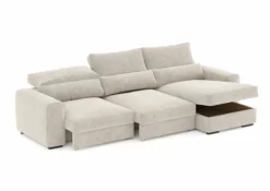 Chaise Longue LANDON Convertible En Cama Beige -Conforama Tienda de ventas dc6687b6732dabfb98b3d3eaf8003806da733ec6 108571 03