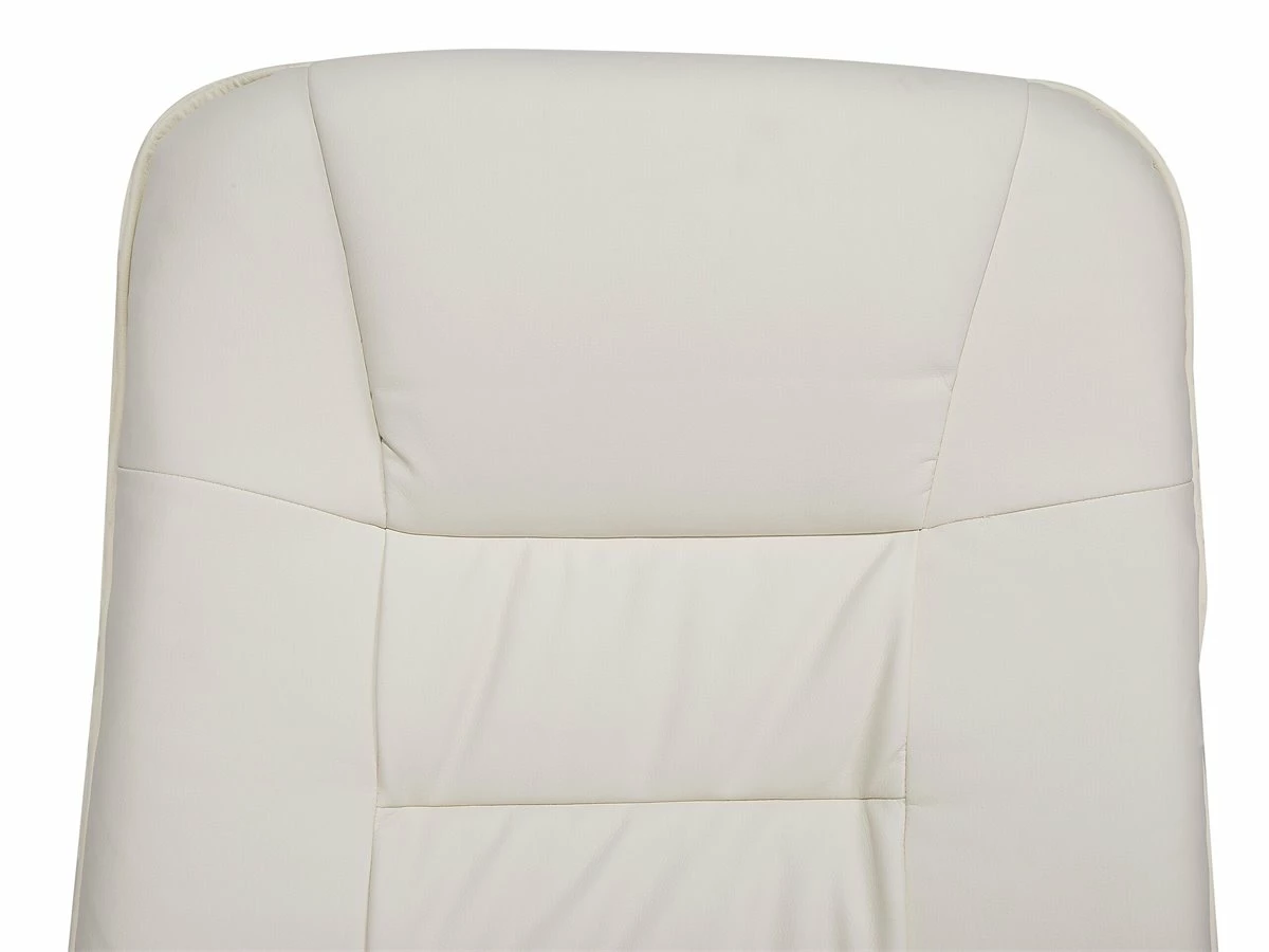 Sillón De Masaje De Piel Sintética Beige Crema/madera Clara RELAXPRO 11 Sillón De Masaje De Piel Sintética Beige Crema/madera Clara RELAXPRO - Imagen 11