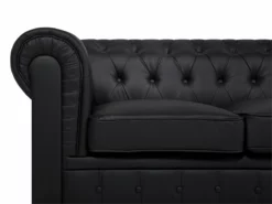 Sofá Esquinero En Piel Sintética Negro Izquierdo CHESTERFIELD -Conforama Tienda de ventas dd479228a3f6e82b5be99c68e226e861af68bd0b e0374ddf0c7c44eaa6d87e7675449678