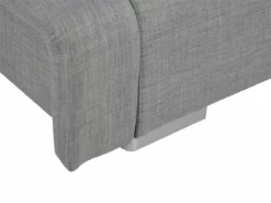 Cama Con Somier De Poliéster Gris Claro/plateado 160 X 200 Cm NANTES -Conforama Tienda de ventas de23135ff3b1193f5ace213aec769b548204c798 6d3d532b8d1f4457916a91106db90d96