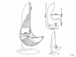 Silla Colgante De Ratán Negra Con Soporte ATRI -Conforama Tienda de ventas de5595dc348aa7dd68c8732adeb0978683a3d4ed a94ae2412f9f443999d3de36b5079ffd
