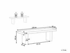 Banco De Jardín De Cemento Reforzado Gris 150x40 Cm TARANTO 9 Banco De Jardín De Cemento Reforzado Gris 150x40 Cm TARANTO -Conforama Tienda de ventas de61c0d4d9e72e48d25612f22b355a518be09153 5f4cfe3d7da14cafb6e105c4f9e6e814