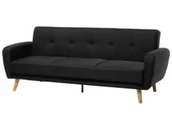 Conjunto De Sala De Estar 8 Plazas Con Reposapiés Negro FLORLI -Conforama Tienda de ventas decf388e3f20e444d6f9e594398ae9dfb639688a bd0d1f442bef40b998e22498ef83c47b