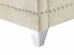 Cama Con Somier De Terciopelo Beige 180 X 200 Cm AYETTE -Conforama Tienda de ventas df9dd388e0409561ead08eff99d86de6450e08b8 206dedbe86794c319dc21a27fd777be2