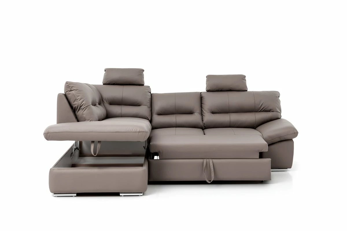 Rinconera Piel Con CamaRANCHO Izquierda Color Visón 4 Rinconera Piel Con CamaRANCHO Izquierda Color Visón - Imagen 4